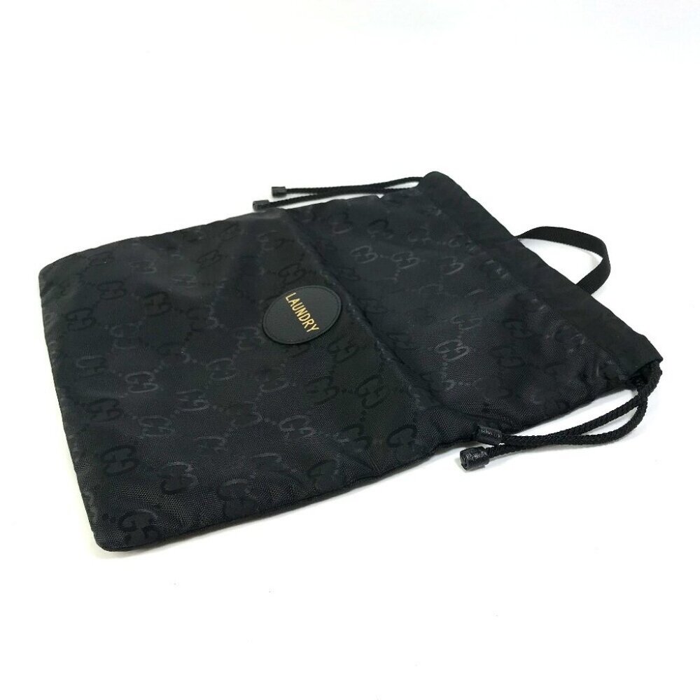GUCCI 674247 GG laundry bag Off the grid Hand Bag Nylon Black Unused - Picture 4 of 12